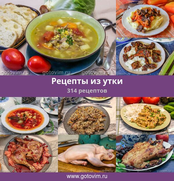 Вкусные Блюда Из Утки Рецепты С Фото