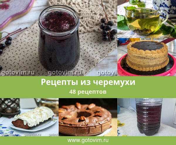 Блюда из черемуховой муки